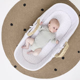Moses Basket and Static Stand Bundle - White