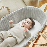 Moses Basket And Rocking Stand Bundle - Dove