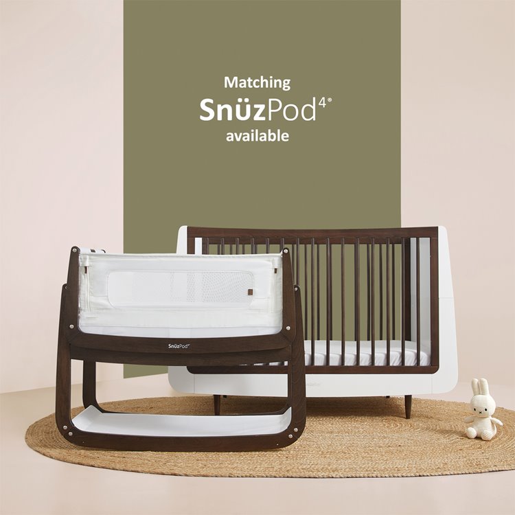 SnuzKot Skandi Cot Bed, the Natural Edit 'Ebony'