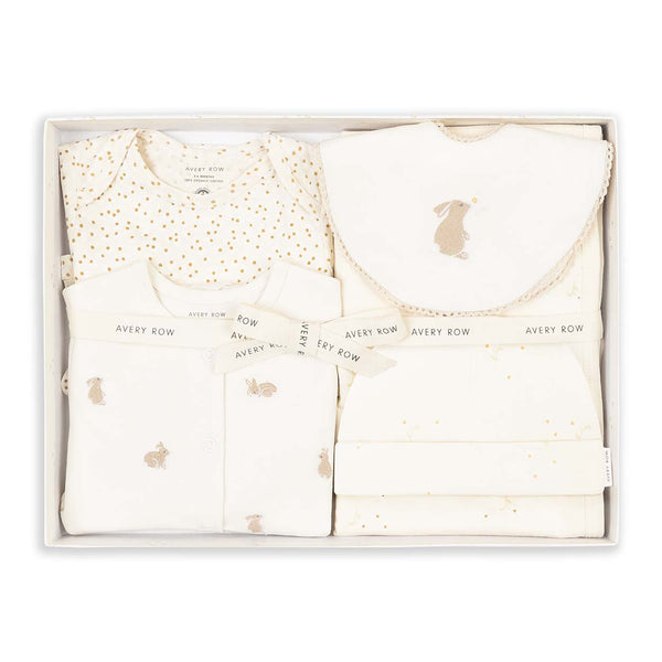 New Baby Starter Gift Set - Bunnies / Daisy Meadow / Wild Chamomile