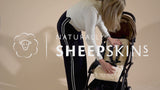 Naturally Sheepskins Deluxe Sheepskin Pramliner- Taupe