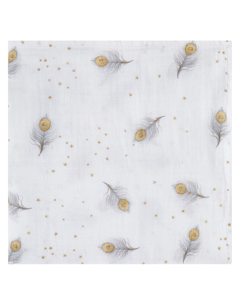 Organic Swaddle - Magical Feathers