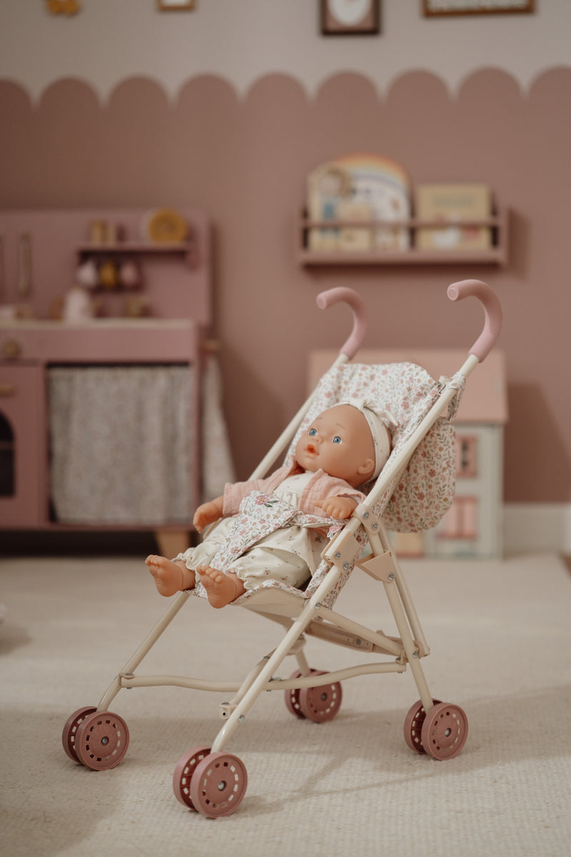 Little Dutch - Metal Stroller - White