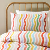 Kabode - Organic Single Bed Bedding Set - Happy Days