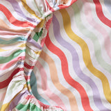 Kabode - Organic Cot Bed Fitted Sheet - Happy Days