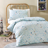 Kabode - Organic Single Bed Bedding Set - Space
