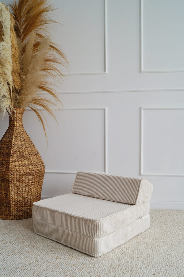Monio - Corduroy Flip Chair - Cream