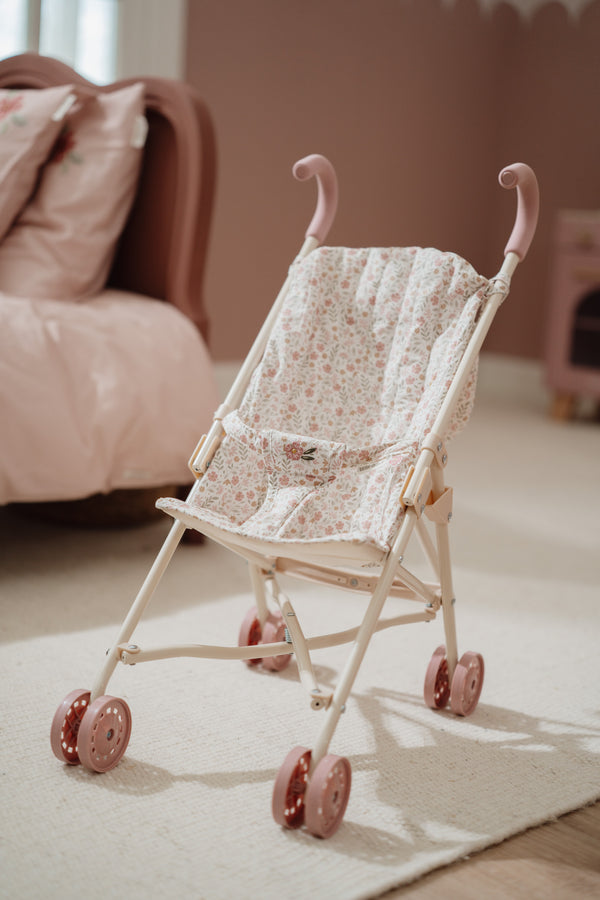 Little Dutch - Metal Stroller - White