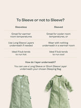 ergoPouch - Organic Winter Jersey Sleeping Bag - Sage 2.5 TOG