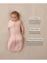 ergoPouch - Organic Winter Cocoon Swaddle Sleeping Bag - Daisy 2.5 TOG