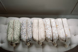 Quilted Washbag - Gingham Beige
