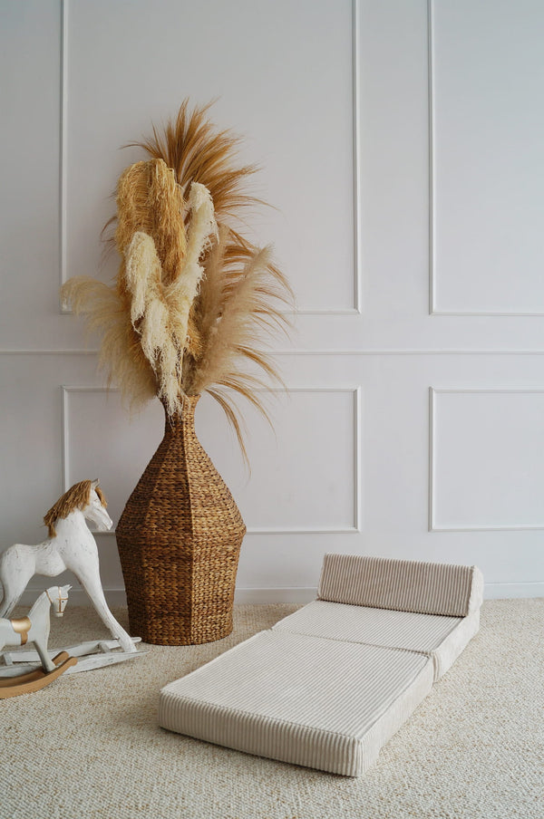 Monio - Corduroy Flip Chair - Cream