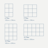 Triangle Playmat Set in Grey