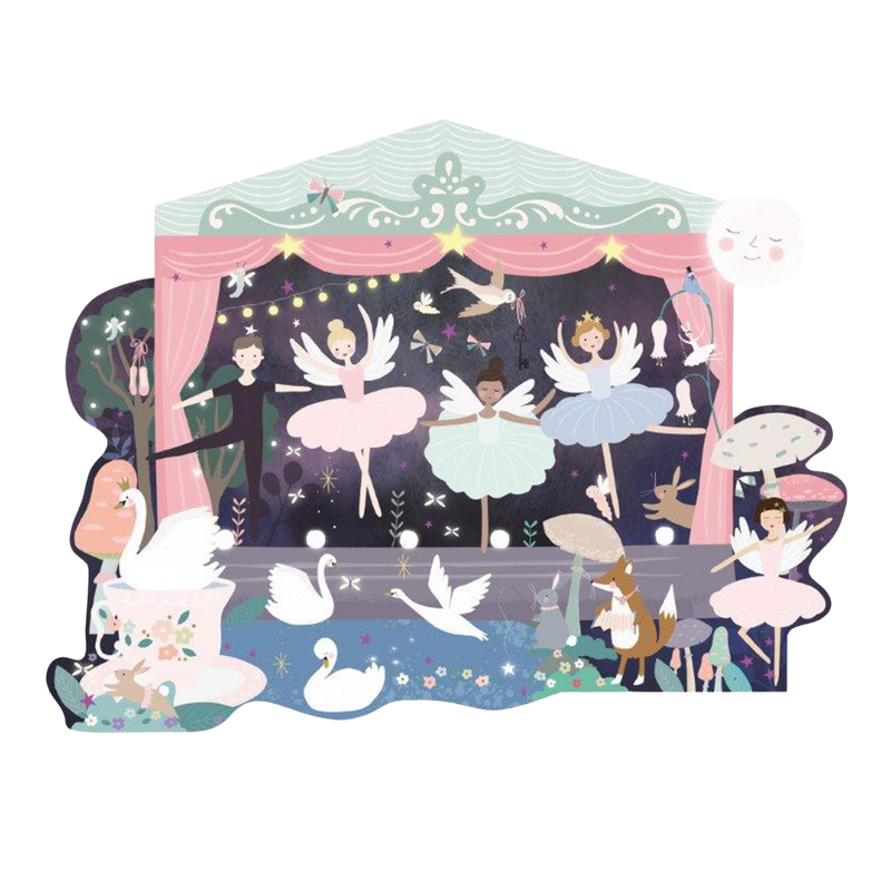 80 Piece "Theatre" Shaped Jigsaw With Shaped Box - Enchanted