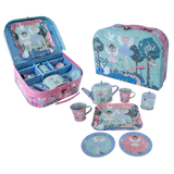 9 Piece Tin Tea Set - Enchanted