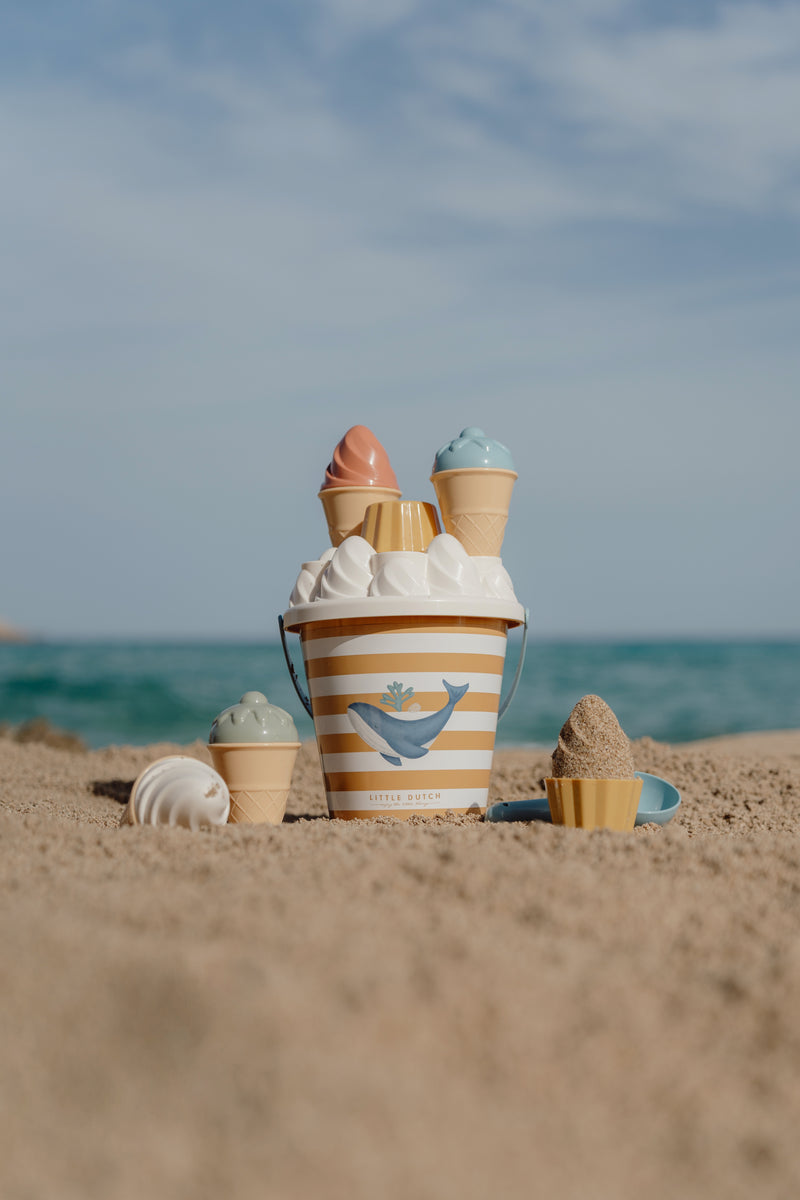 Little Dutch -  Ice Cream Bucket Set - Ocean Dreams - Blue