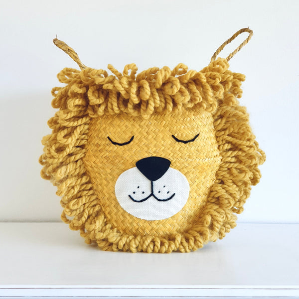 Natural Lion Basket - Medium