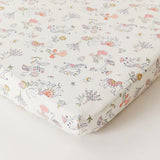 Kabode - Organic Cot Bed Fitted Sheet - Boho