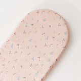 Kabode - Organic Moses Basket Fitted Sheet - Blossom