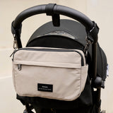 FRIDA Eco Stroller Organiser with Stroller Clips - Taupe