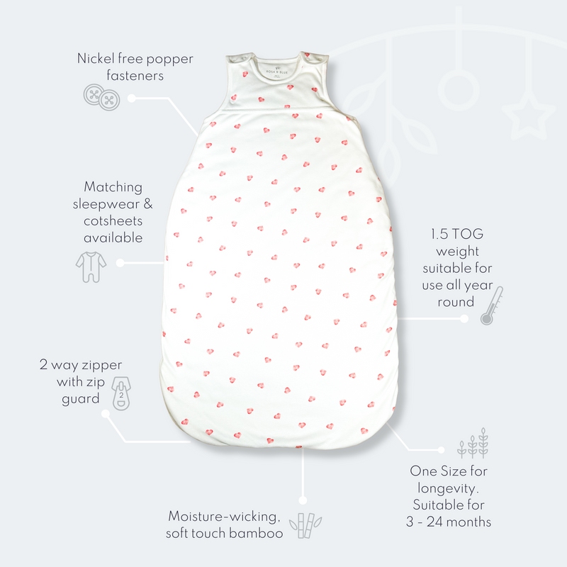 Sleeping Bag (1.5 TOG) - Heart