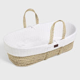 Moses Basket and Static Stand Bundle - White