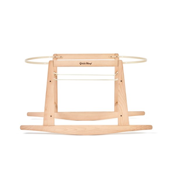 Moses Basket And Rocking Stand Bundle - Printed Dove