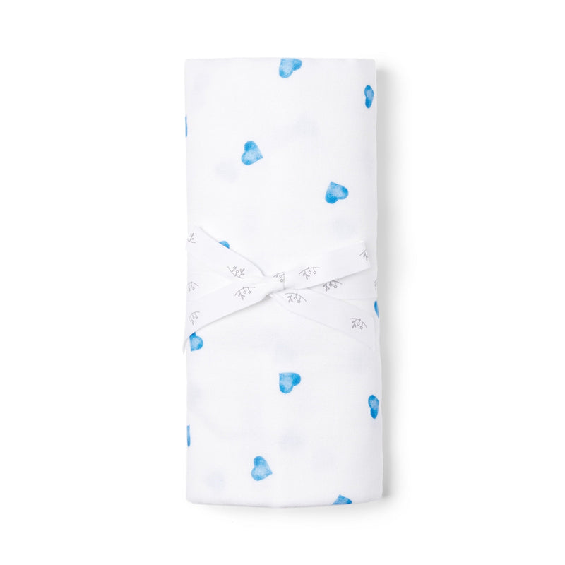 XL Bamboo Muslin - Blue Heart