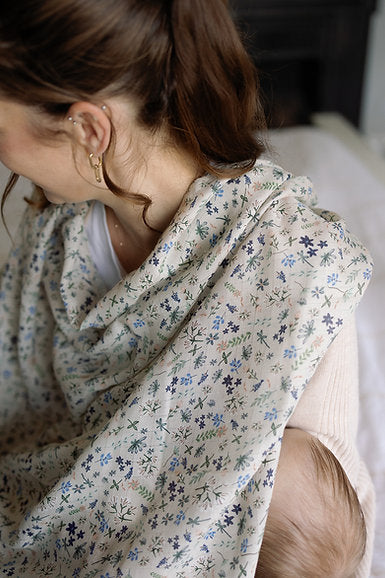 Large Swaddle Muslin - Wildflower