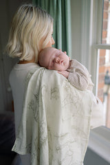 Large Swaddle Muslin - Woodland