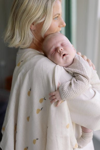 Large Swaddle Muslin - Pears