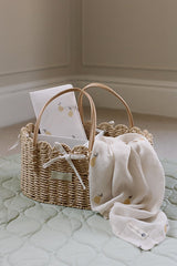 Scallop Edge Nappy Caddy Basket