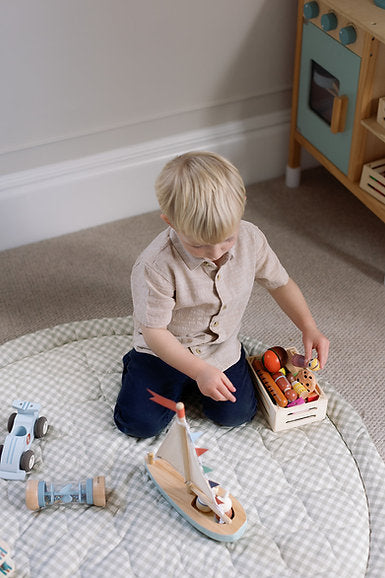 Playmat - Gingham Sage