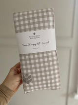 Gingham Baby Changing Compact Travel Mat