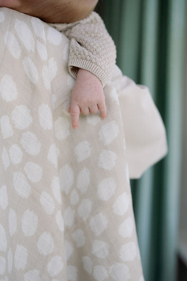 Large Swaddle Muslin - Scallop