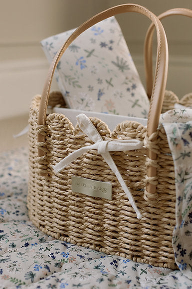 Scallop Edge Nappy Caddy Basket