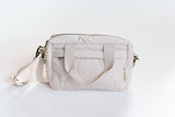 Ralphie Bear - Quilted Changing Stroller Bag - Beige/Scallop