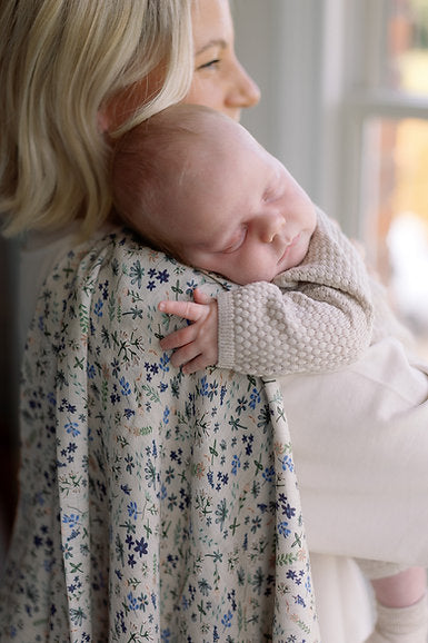 Large Swaddle Muslin - Wildflower