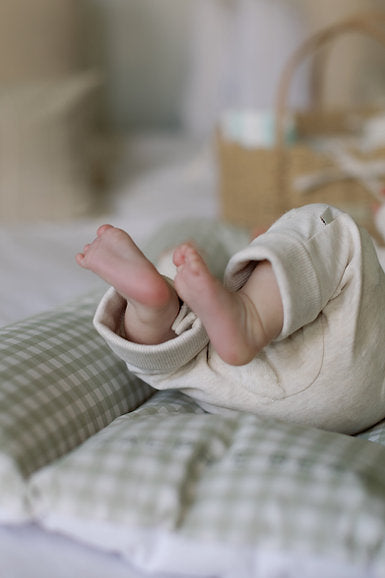 Gingham Sage Comfort Changing Mat