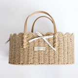 Scallop Edge Nappy Caddy Basket