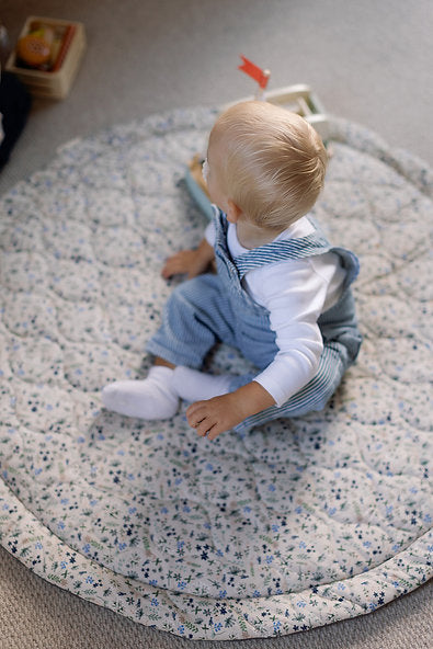 Ralphie Bear - Quilted Playmat - Wildflower