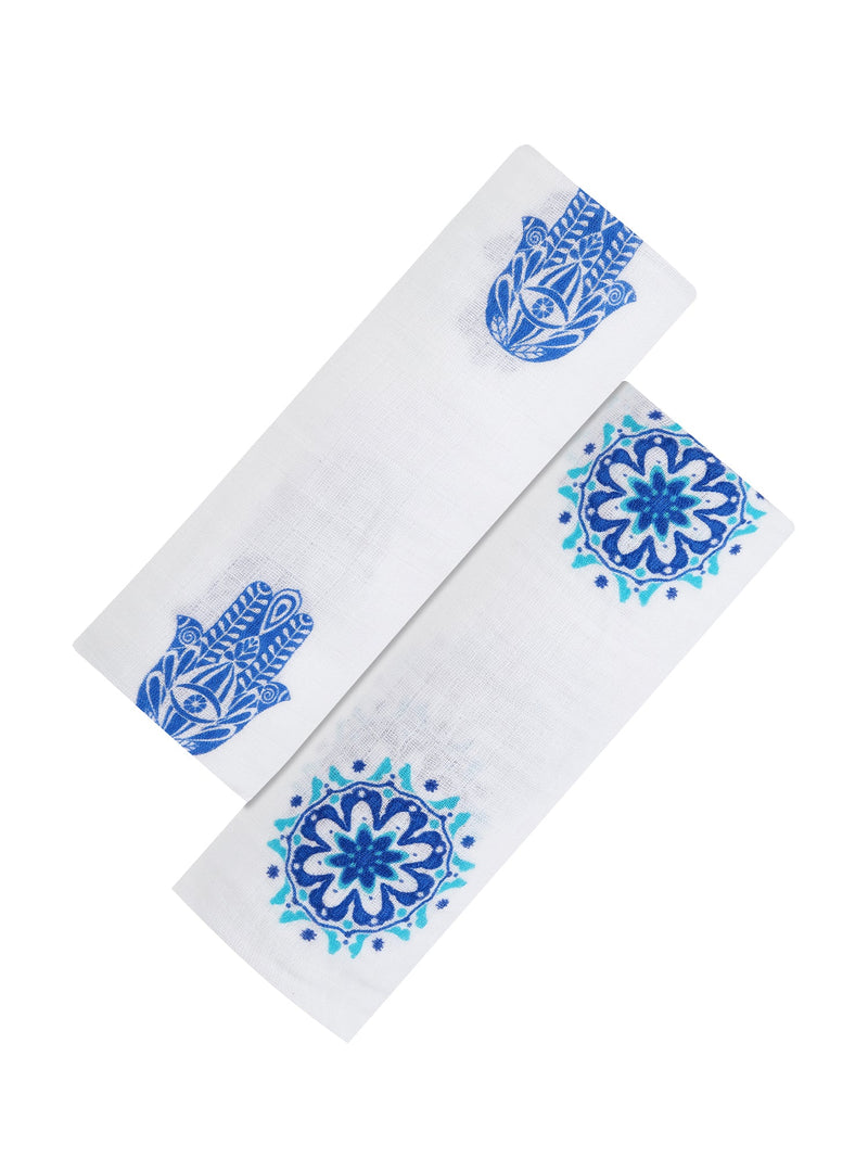 Organic Swaddle Set - Protector Series (Hamsa & Mandala)