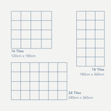 Triangle Playmat Set in Grey