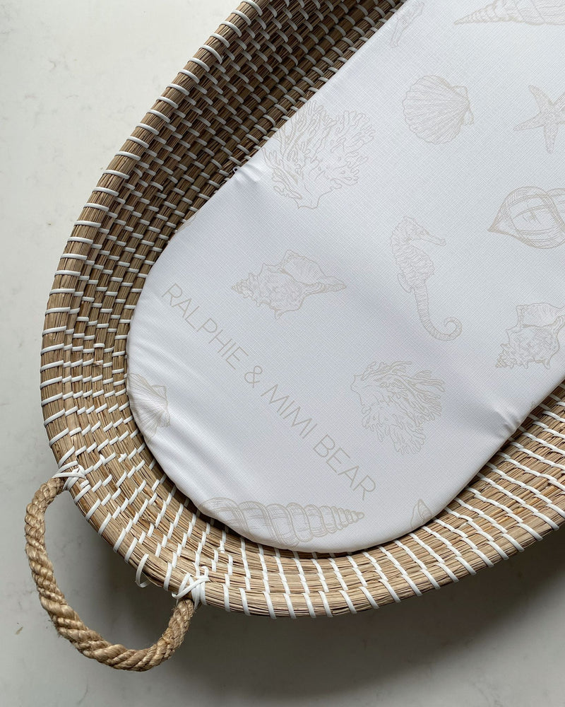 Exclusive Seashells Ralphie X Mimi Bear - Moses Basket Mat
