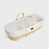 Moses Basket And Rocking Stand Bundle - Printed Dove