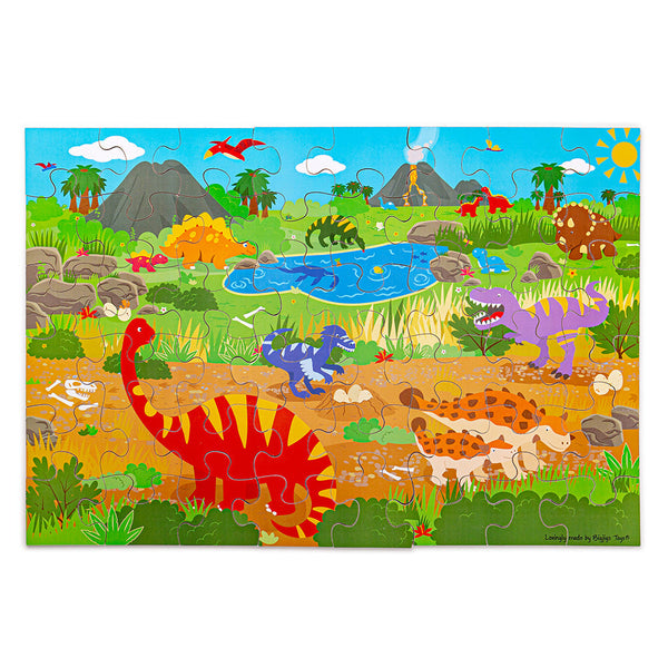 Dawn of the Dinosaur Floor Puzzle (48 Piece)