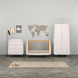 Snuzkot Skandi 3Pc Nursery Furniture Set - Grey