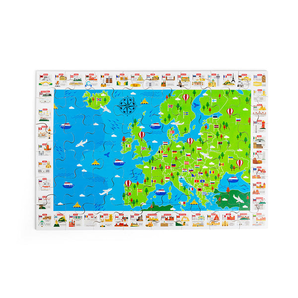 European Map Floor Puzzle (48pc)