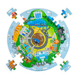 Recycling Circular Floor Puzzle (50pc)