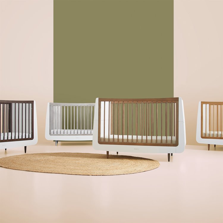 SnuzKot Skandi Cot Bed, the Natural Edit 'Ebony'